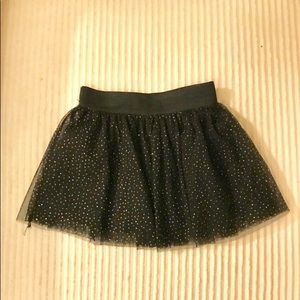 Black Glitter Tulle Skirt. Perfect Condition!